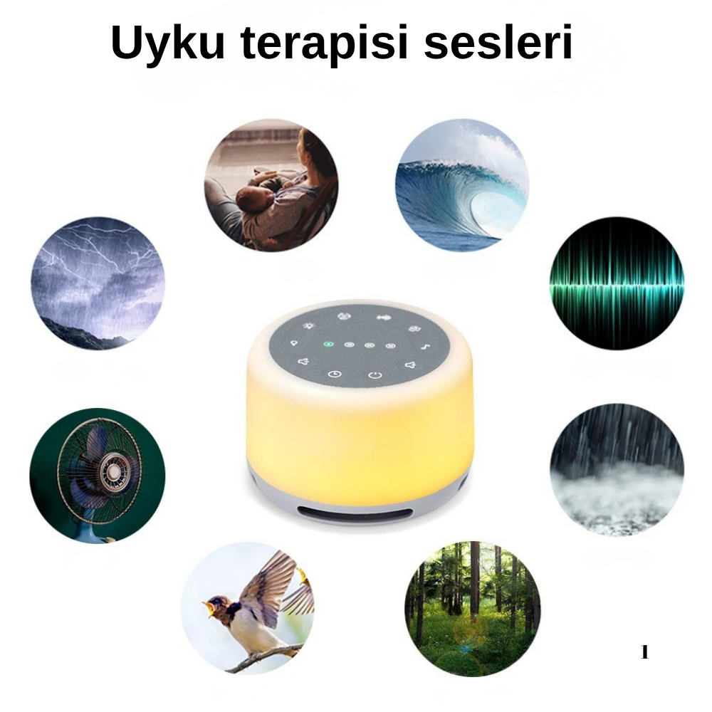 Lunora™ Beyaz Gürültü Bebek Hoparlörü