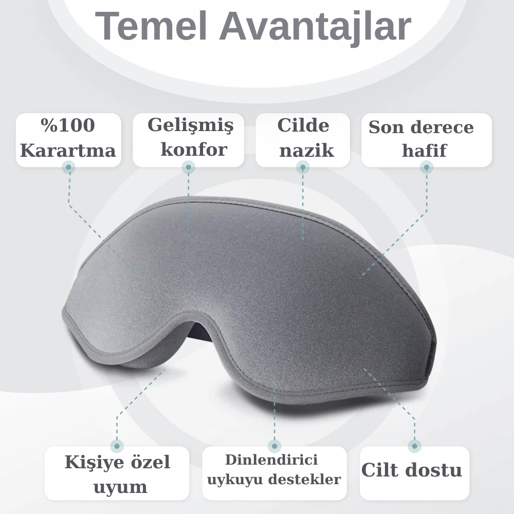 Lunora™ 3D Uyku Bandı