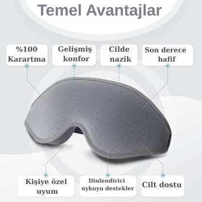 Lunora™ 3D Uyku Bandı