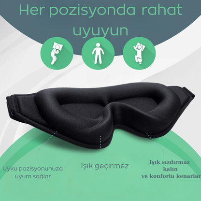 Lunora™ 3D Uyku Bandı